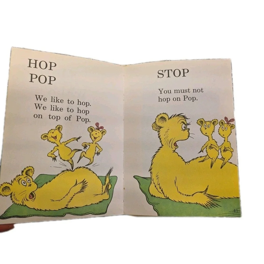 Hop on Pop‎ 1963 Beginner Series Hardcover First Edition